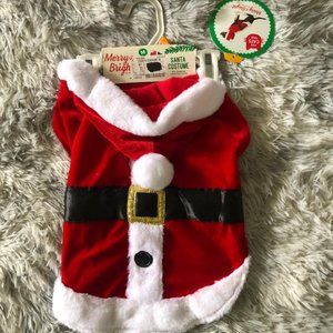 NWT Dog Christmas Santa Suit Size Medium